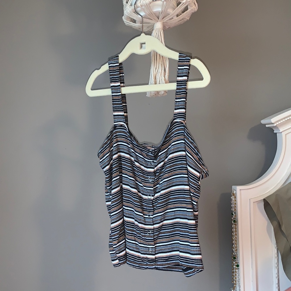 american eagle striped tank